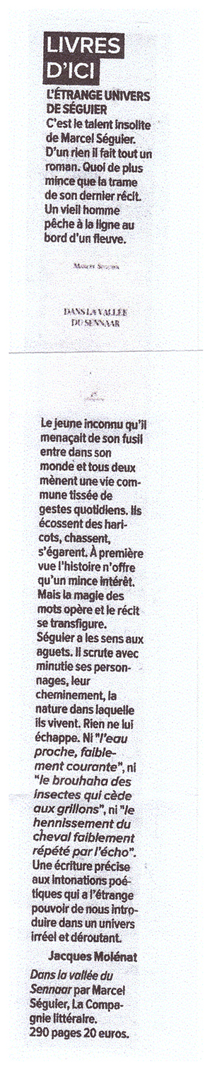 marcel seguier la vallée du sennaar