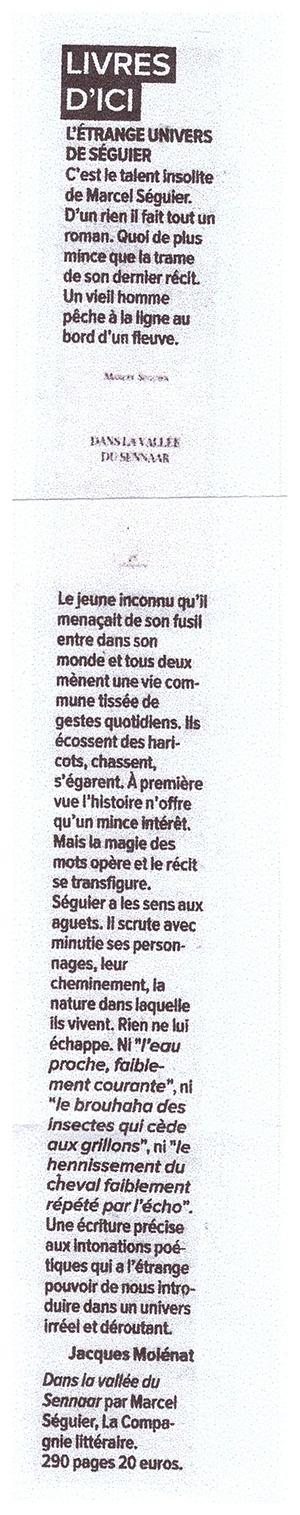 marcel seguier la vallée du sennaar