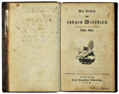 roman épistolaire : les souffrances du jeune Werther