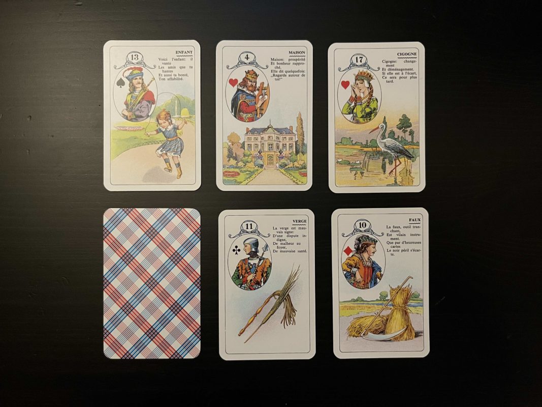Les cartes classiques du Lenormand