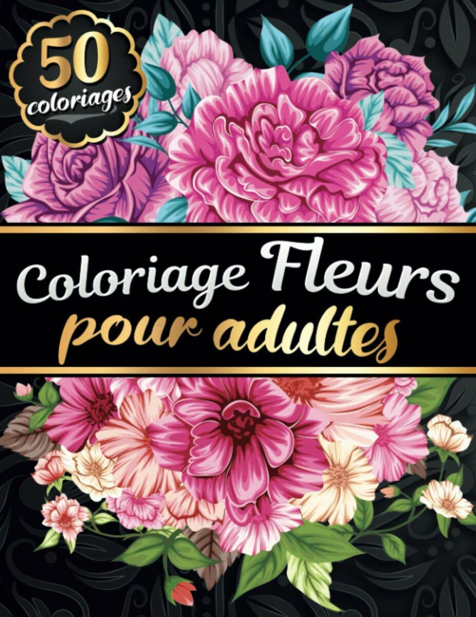 coloriage fleurs pour adultes
