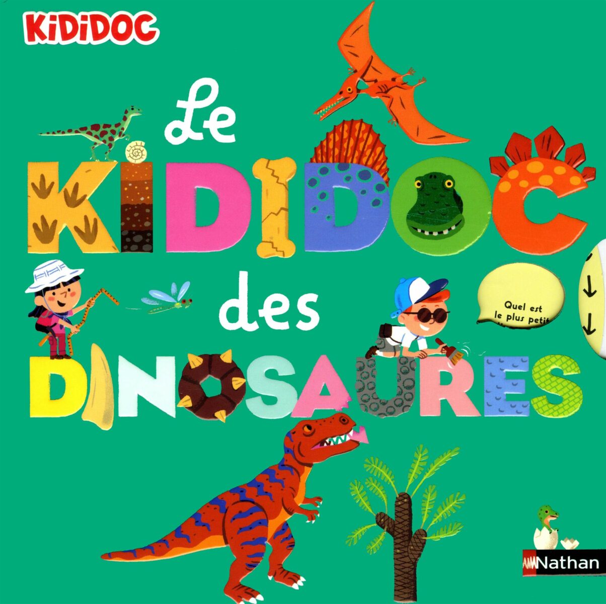 livre jeunesse le kididoc des dinosaures