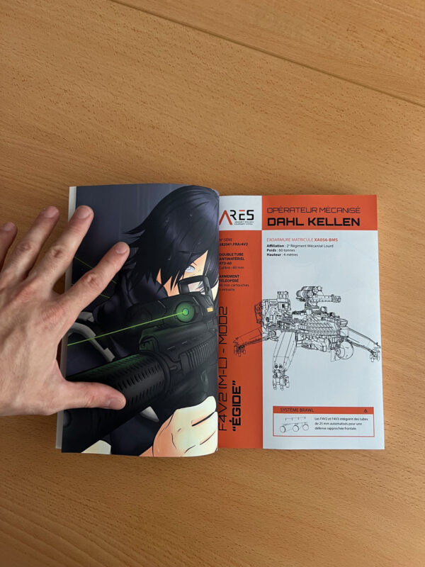 Intérieur du livre Projet Alice