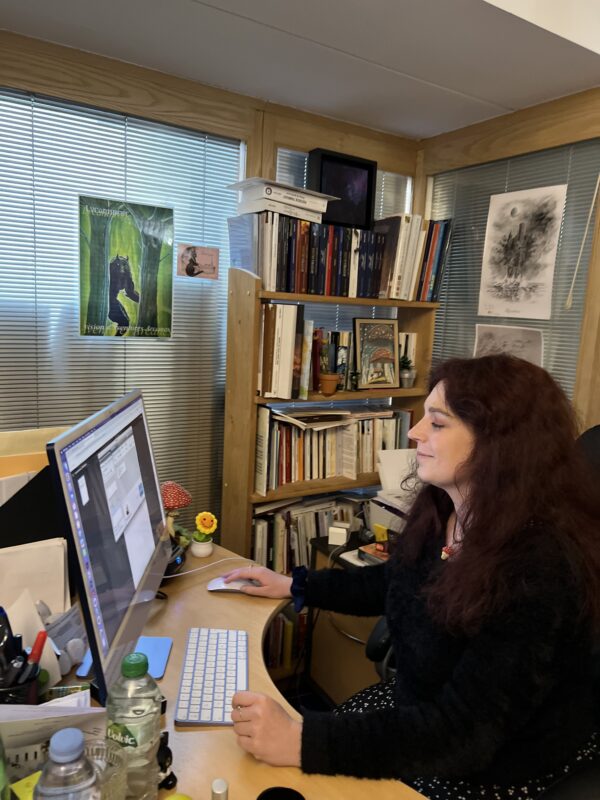 En plein travail