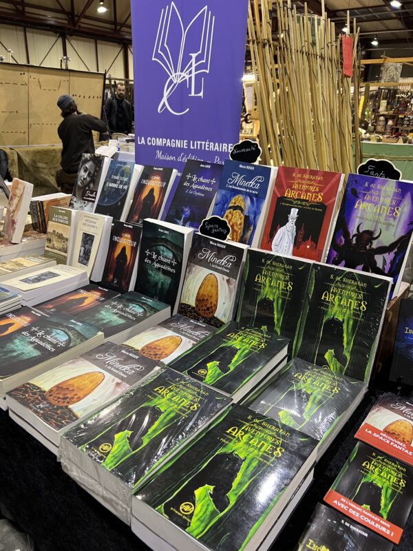 Stand de la Compagnie Littéraire au Marché de l'histoire à Compiègne